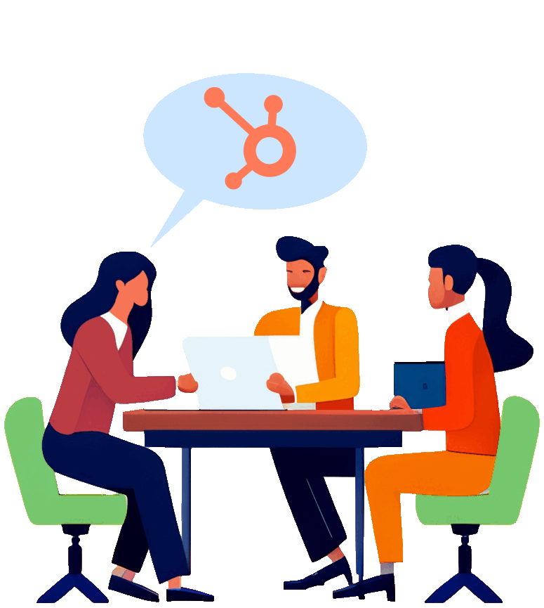 hubspot administrator image with sales and seo as focus