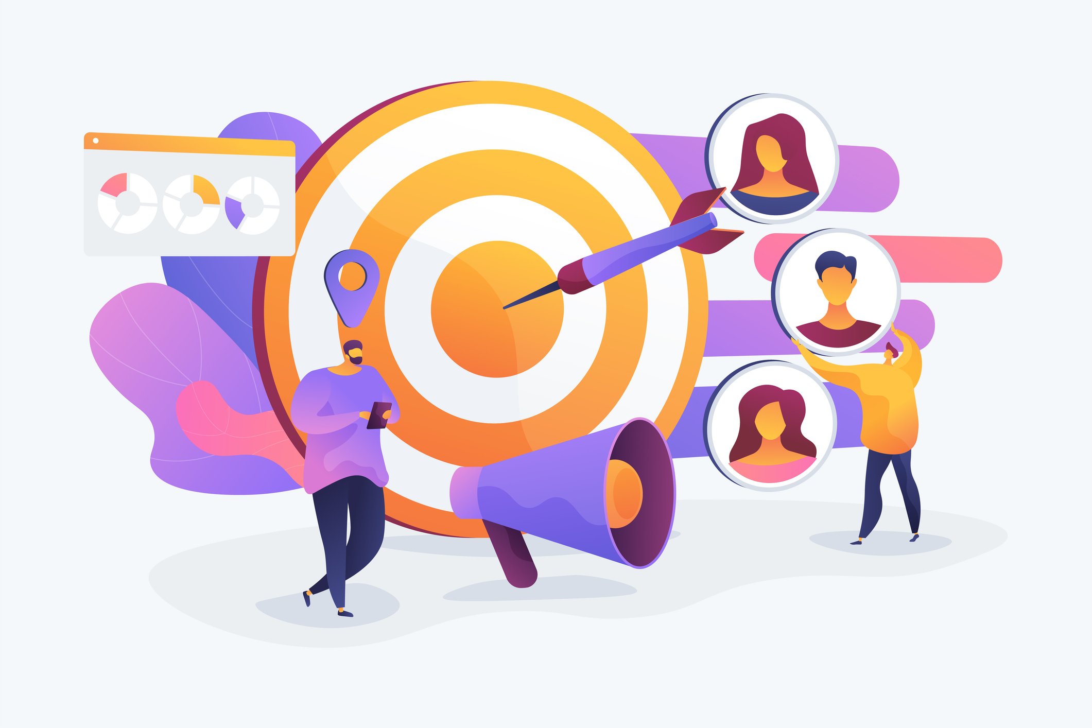 hubspot data marketing goals concept